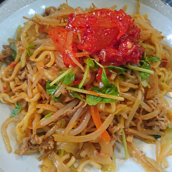 ピリ辛 キムチ焼きそば レシピ 作り方 By Randebu 楽天レシピ ピリ辛 キムチ焼きそば レシピ 作り方 By Randebu 楽天レシピ